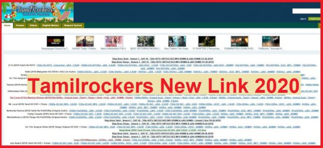 Tamilrockers New Link 2020