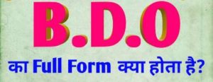 BDO Full Form