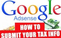 How to Submit Tax Information in Google Adsense