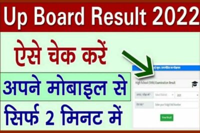 Download UP Board 12th Result 2022
