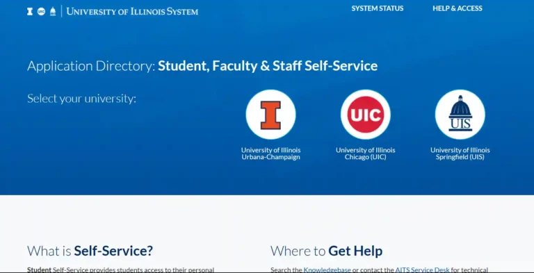UIUC Self Service Portal