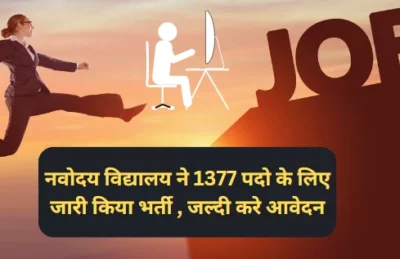 NVS Non-Teaching Recruitment 2024 Apply Online