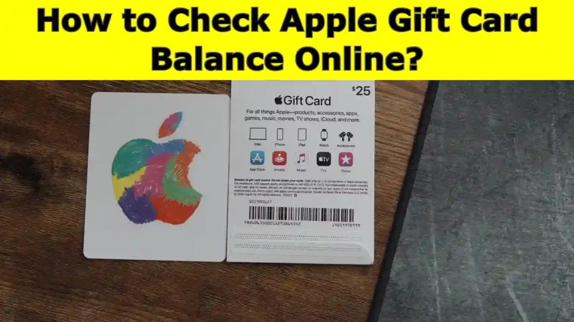 How to Check Apple Gift Card Balance Online