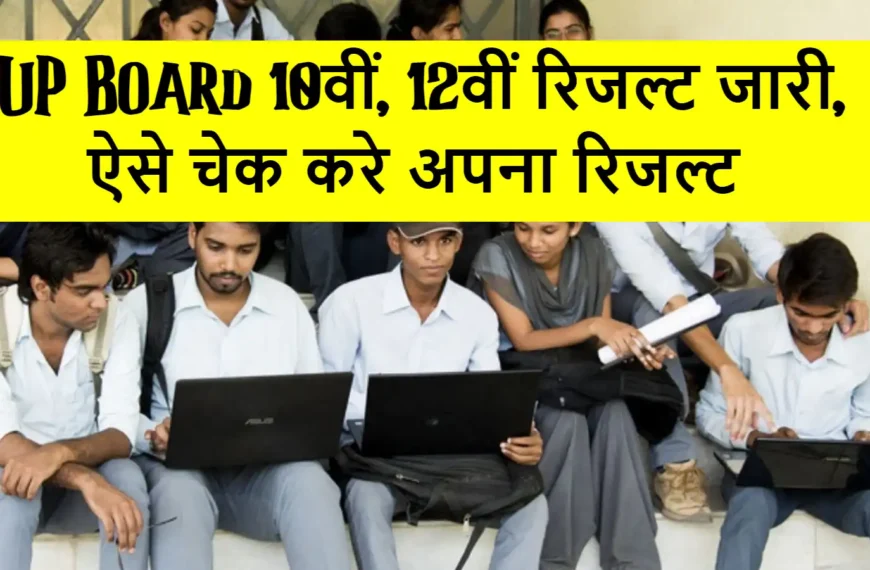 UP Board 10th 12th Result 2024