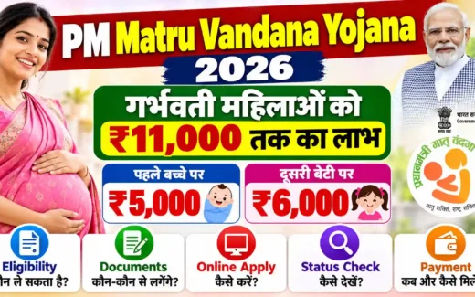 PM Matru Vandana Yojana 2026: गर्भवती महिलाओं को ₹11,000 तक का लाभ, जानें Eligibility, Apply और Status 2 PM Matru Vandana Yojana 2026
